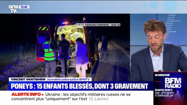 Accident de poneys: le pronostic vital [des trois enfants grièvement blessés] n'est plus engagé à cette heure selon le chef des urgences du CHU de Rennes