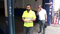 ‘Hırsız var, yakalayın’ çağrısı cevapsız kalmadı! Hırsızı tekme atarak böyle durdurdu