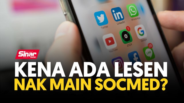 Kena ada lesen nak main socmed?