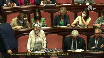Governo, Emma Bonino: "Presidente Draghi lei ha il dovere di restare"