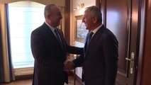 Bakan Çavuşoğlu, UİD Genel Başkanı Köksal Kuş'u kabul etti