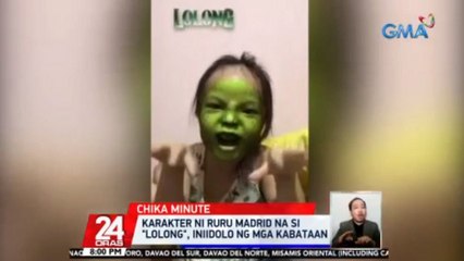 Karakter ni Ruru Madrid na si 'Lolong,' iniidolo ng mga kabataan | 24 Oras