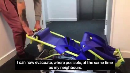 Georgie Hulme is campaigning for fire evacuation plans for disabled residents