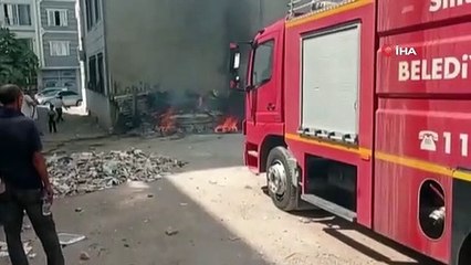 Çocukların kibritle oyunu yangına sebep oldu