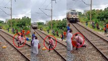 ರೈಲ್ವೆ ಹಳಿ ಮೇಲೆ ಈ ದುಸ್ಸಾಹಸ ಬೇಡ! | *Trending | OneIndia Kannada