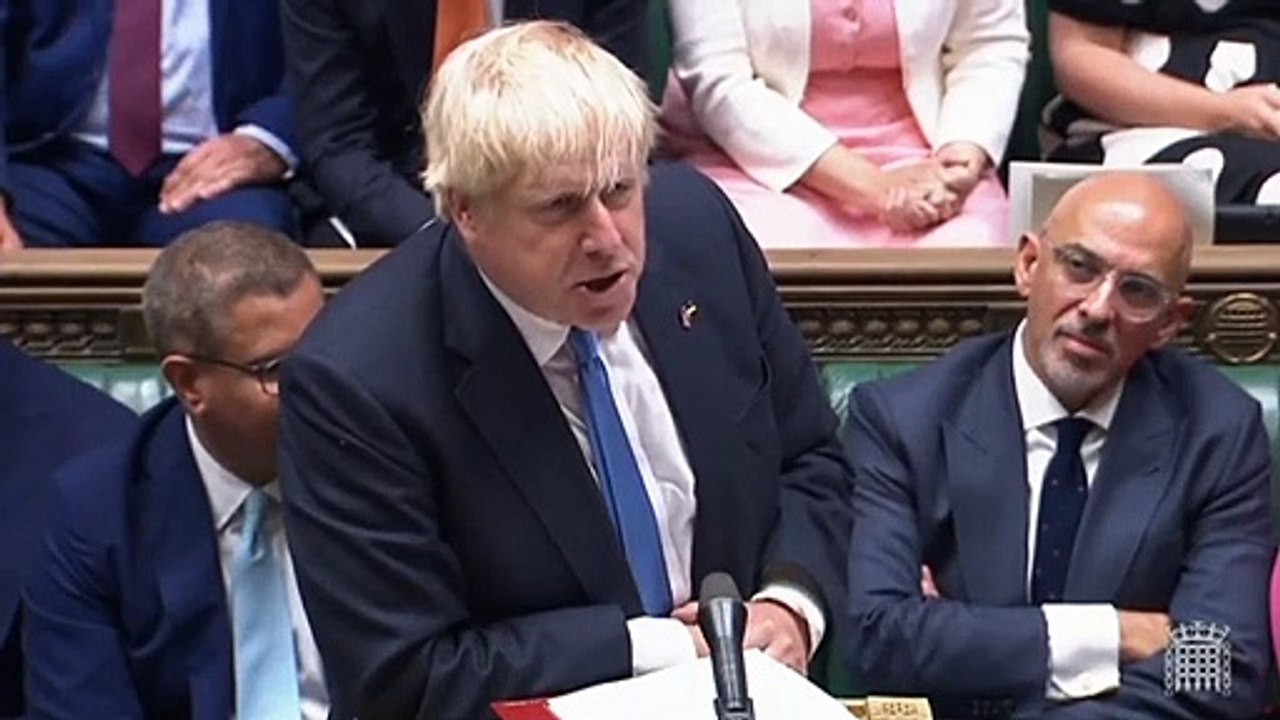 Boris Johnson despede-se do Parlamento