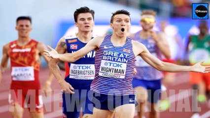 Jake Wightman Wins 1500m Gold at World Championships- as Stadium Commentator DAD Calls Him at Home