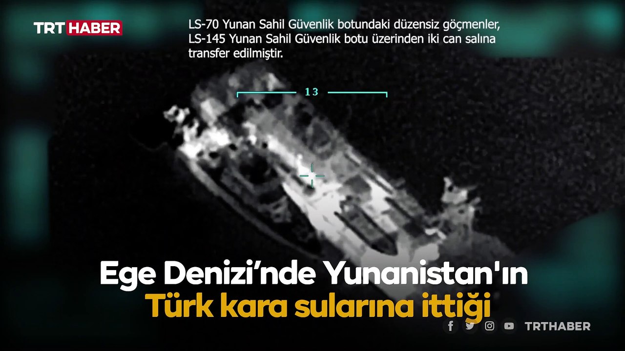 MSB paylaştı: Yunanistan düzensiz göçmenleri ölüme böyle itti