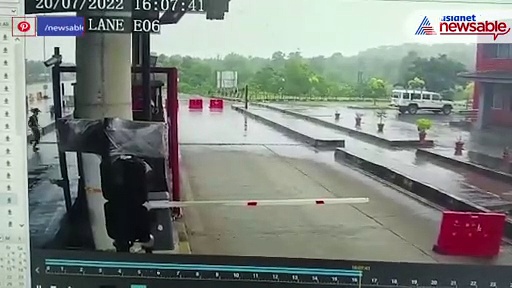 Video: Speeding ambulance skids, crashes against Udupi toll plaza; 4 dead