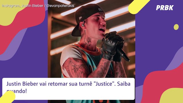 Justin Bieber define data para retomar turnê após Síndrome de RAM. Saiba quando!