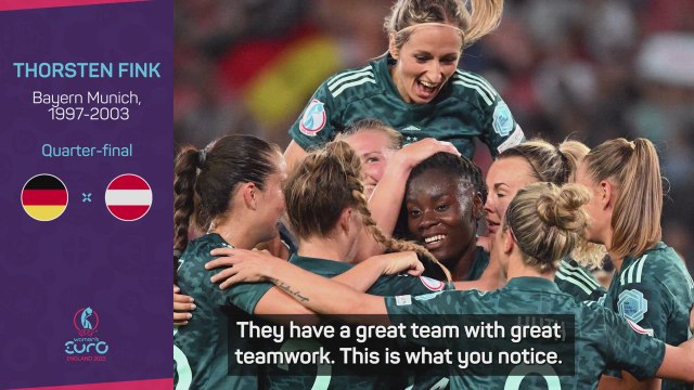 Fink believes Germany are 'definitely one of the favourites' at Euro 2022