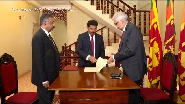 El seis veces primer ministro Wickremesinghe es elegido presidente de Sri Lanka