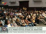 Festival Estadal del Magisterio barinés permite a los docentes de la región mostrar su talento