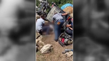 Son dakika haber: KAHRAMANMARAŞ - Devrilen forkliftin operatörü öldü