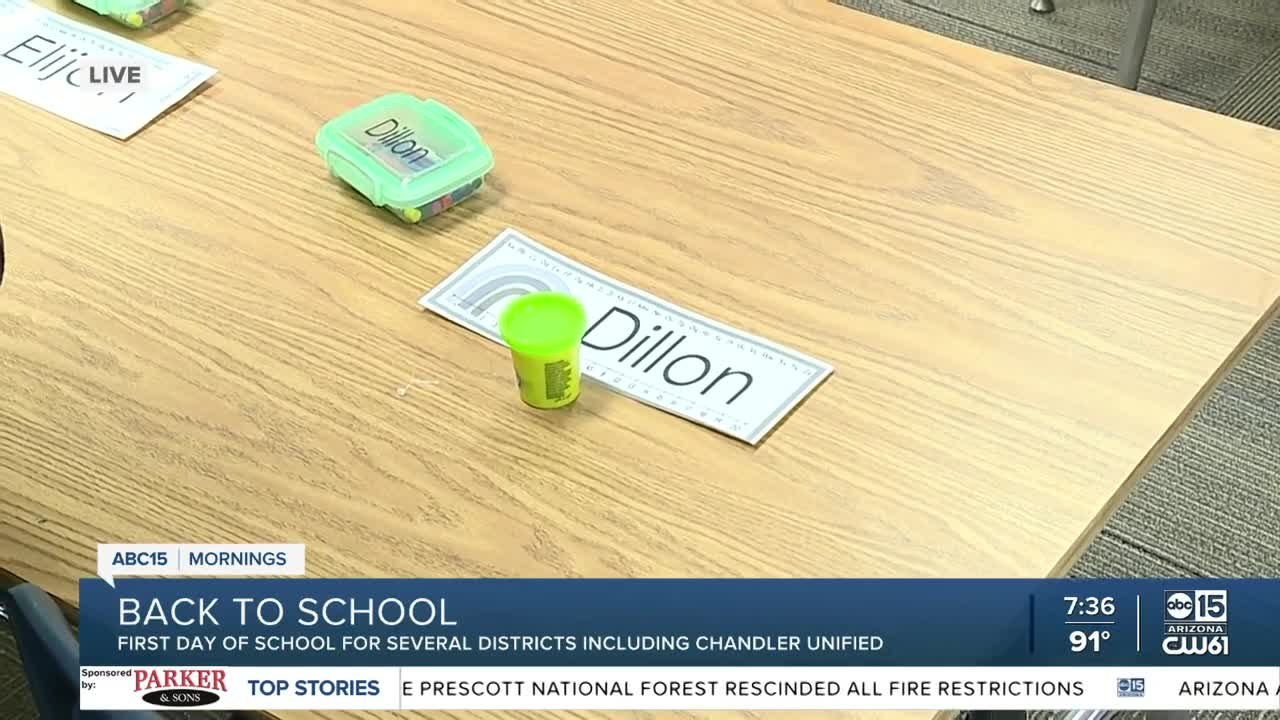 First day back to school for thousands of kids in the Valley