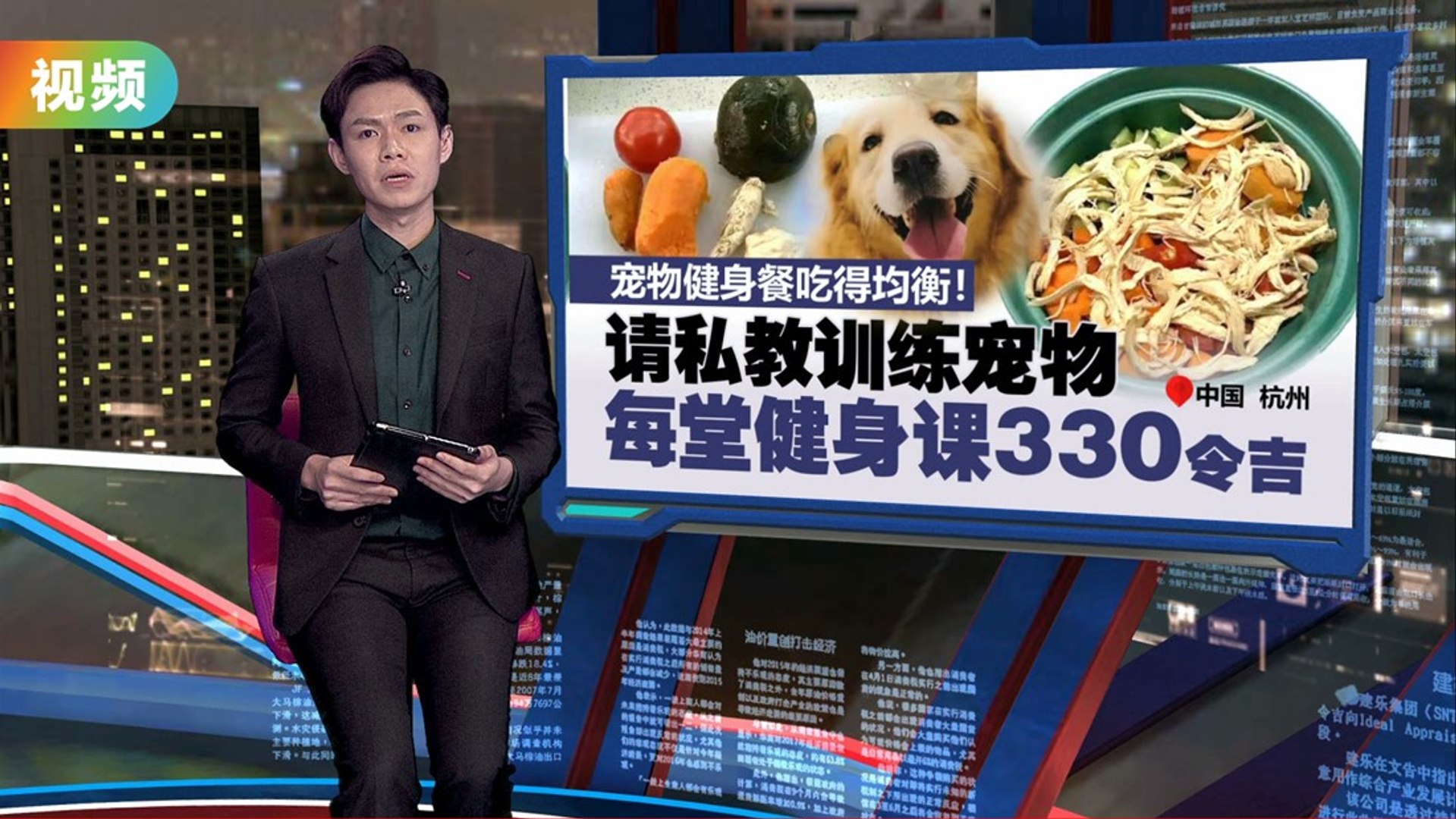 ⁣疫情后掀宠物健身潮   中国主人请私教帮狗减肥