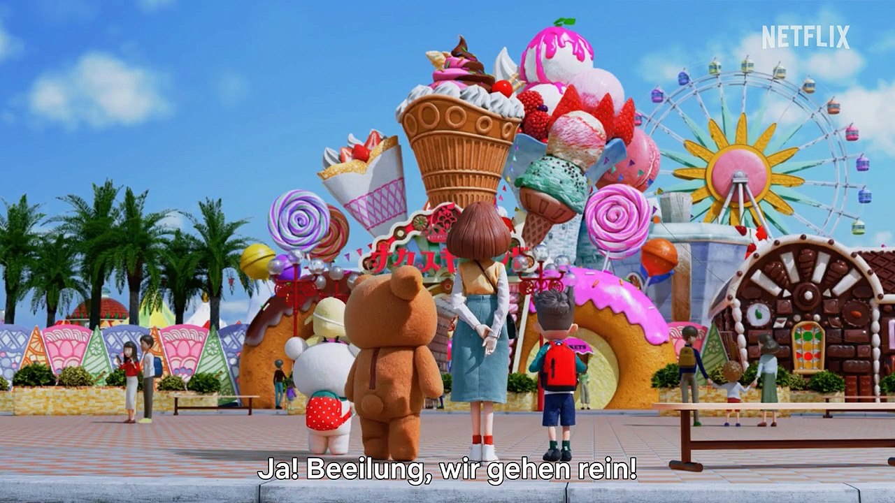 Rilakkumas Abenteuer im Vergnügungspark Trailer OmdU