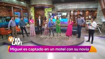 Miguel Díaz es captado en un motel con su supuesta novia