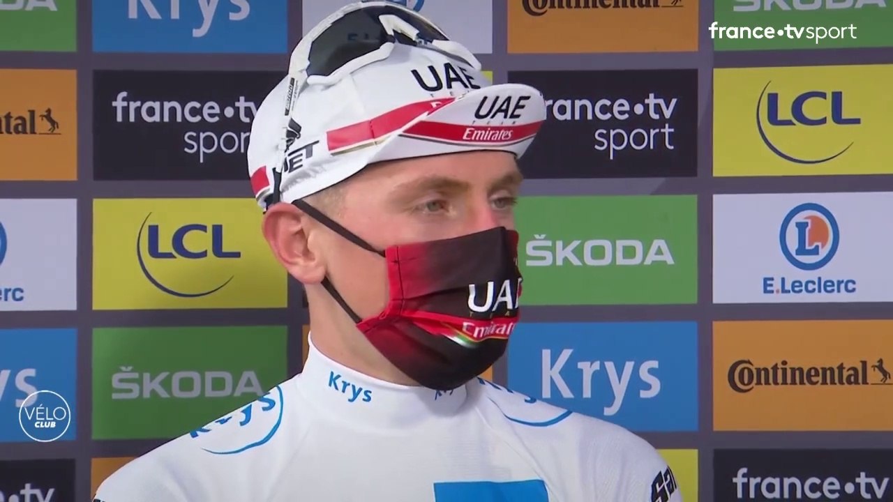 Etape 17 - Tadej Pogacar : "Tout donner pour récupérer le maillot jaune"