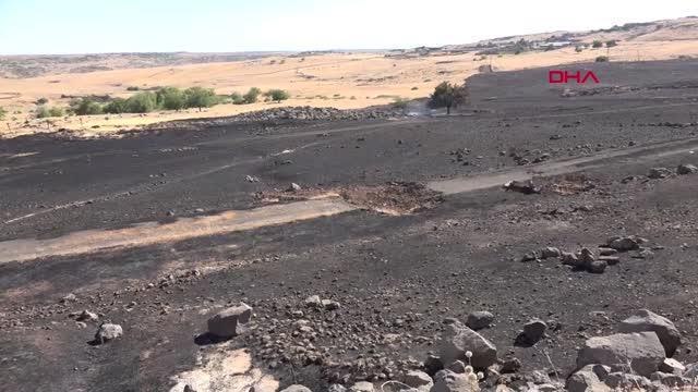 YANGINA MÜDAHALE EDEN İTFAİYE ARACI YANDI