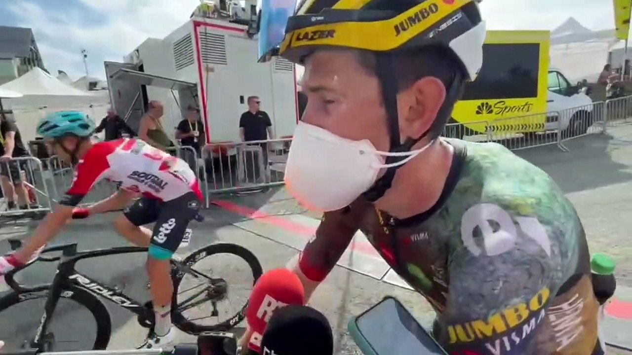 Tour de France 2022 - Tiesj Benoot : "On verra ce que l'on fera avec Jonas Vingegaard demain, mais 2 minutes avant le chrono, c'est une bonne situation"