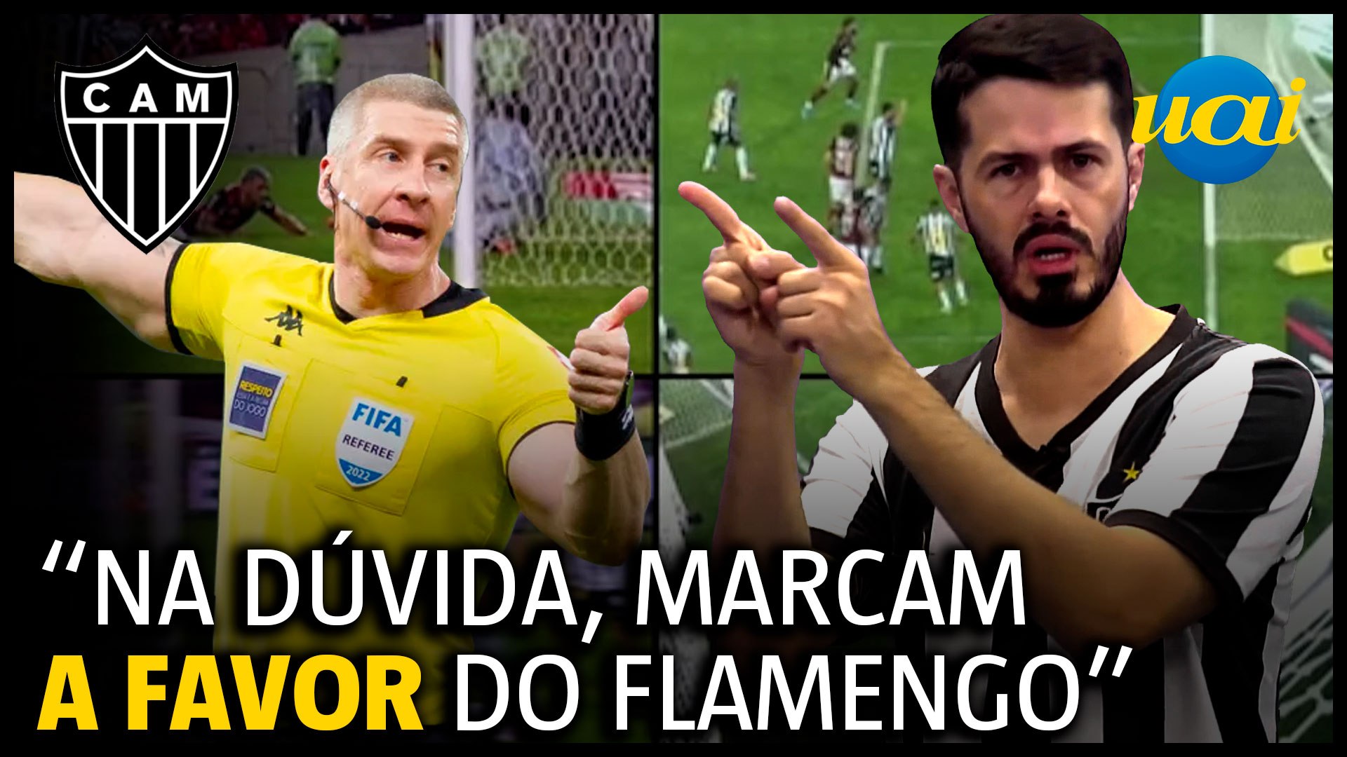 Atlético: áudios vazados do VAR revoltam Fael Lima
