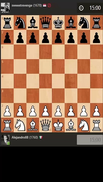 Black blunders against the Belgrade Gambit and is mated in 9 moves. Chess.