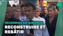 Incendies en Gironde: Macron promet 