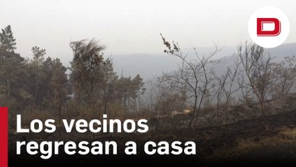 Los vecinos de Folgoso do Courel regresan después del incendio
