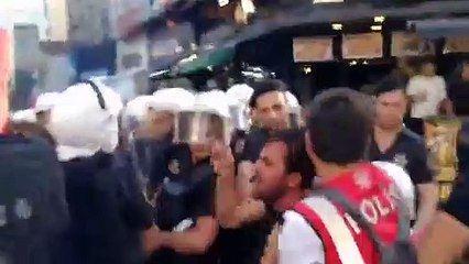 Suruç anmasına polis müdahalesi!