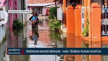 Terendam Banjir Berhari - Hari, Tembok Rumah Runtuh