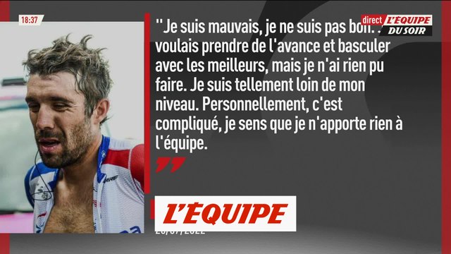 Pinot après la 17e étape : « Je suis mauvais » - Cyclisme - Tour de France