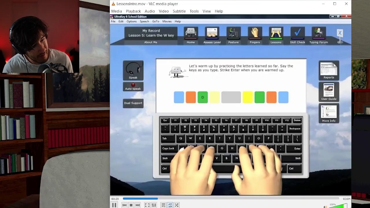 Mavis Beacon Teaches Markiplier Typing