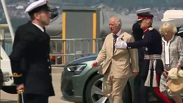 Charles and Camilla mark 40th anniversary of Falklands war