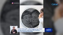 Solenn Heussaff, nakatanggap ng unique string artwork mula kay Nico Bolzico para sa kanyang birthday | Saksi