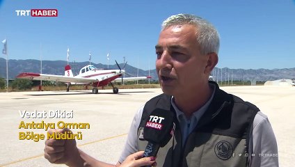 Orman yangınlarıyla mücadelede Antalya'daki hava filosu büyüdü