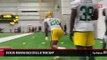 Packers Running Back Drills at Minicamp