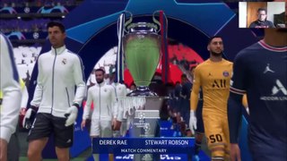 Real Madrid vs PSG UCL 2022 final match - fifa 22