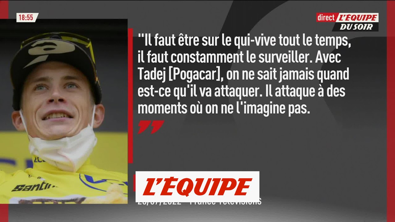 Vingegaard : «Pogacar attaque à des moments où on ne l'imagine pas« - Cyclisme - Tour de France
