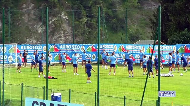 Lazio | Il TG da Auronzo di Cadore: si lavora prima dell'amichevole