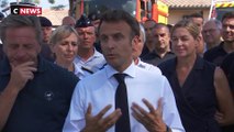 Emmanuel Macron : incendies, «construire le jour d'après»