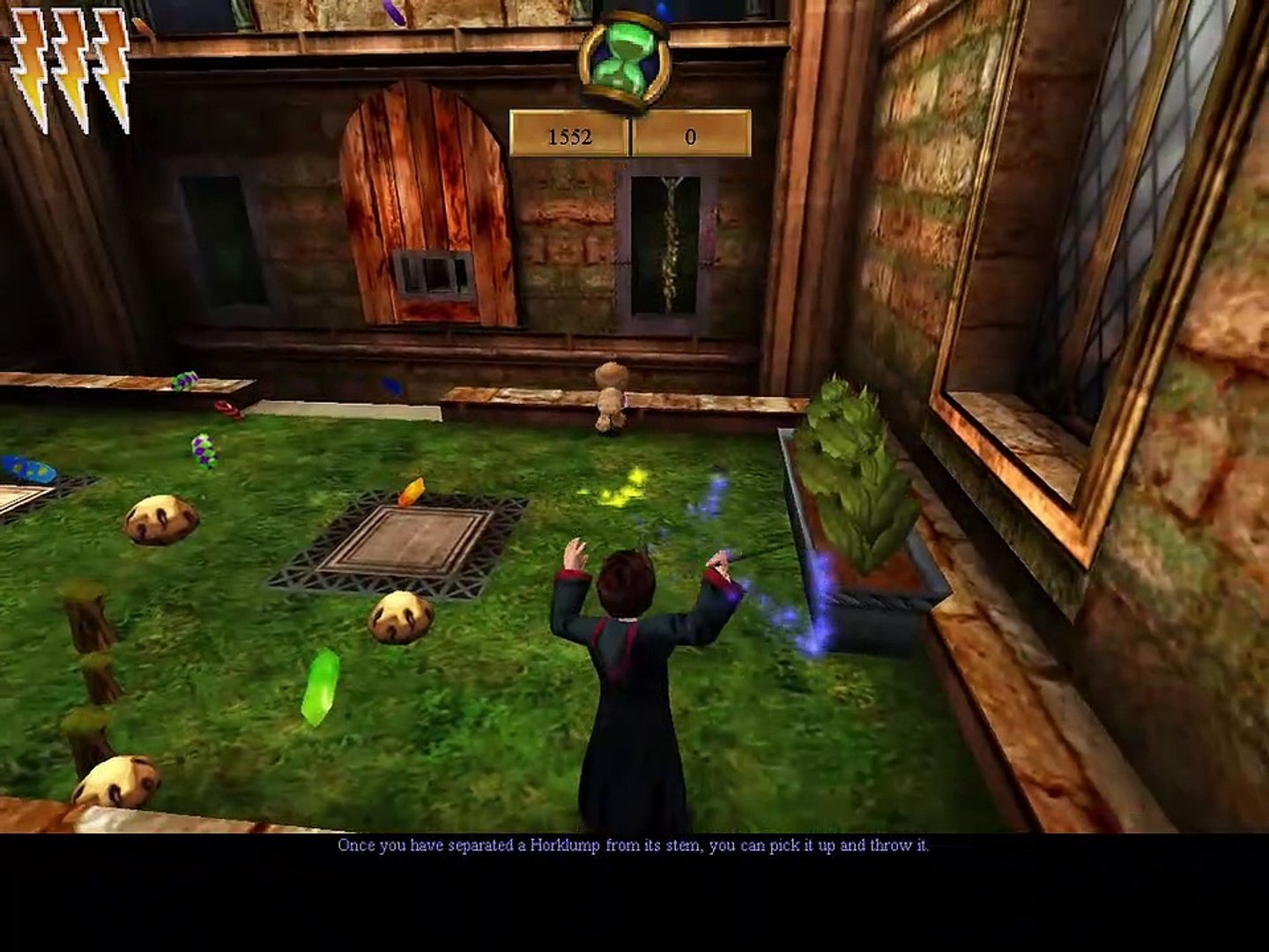 Harry Potter and the Chamber of Secrets gameplay Diffindo challenge