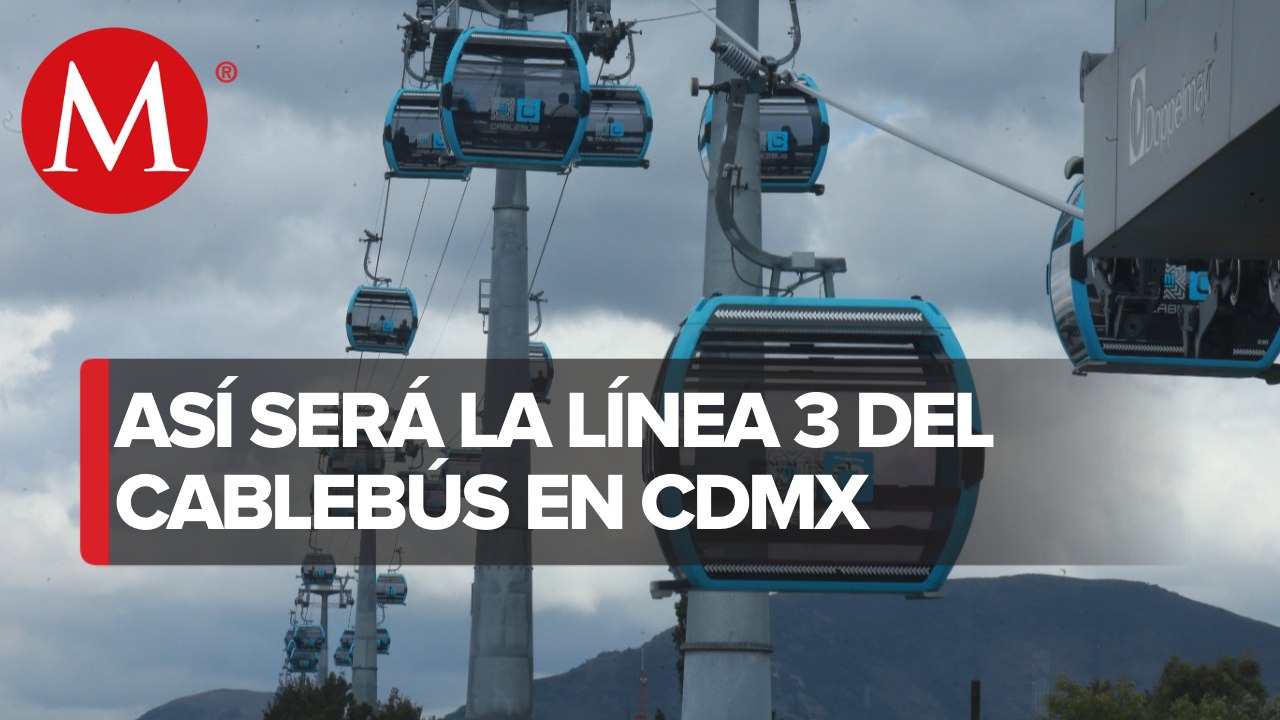 Sheinbaum presenta Línea 3 del cablebús; conectará con primera y cuarta sección de Chapultepec