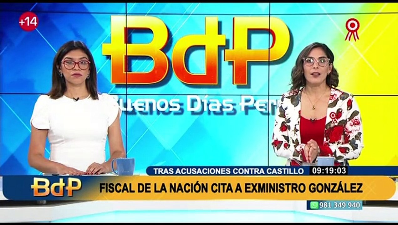 Fiscal de la Nación cita a destituido ministro Mariano González tras acusaciones contra Castillo