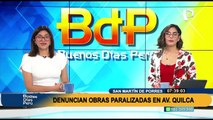 Miraflores: Decenas de vecinos se ven afectados por obras en la avenida Córdova