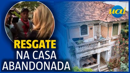Luísa Mell resgata cachorro da 'casa abandonada'