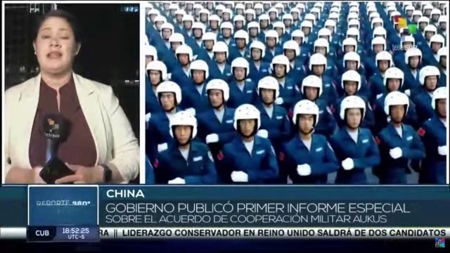 Gobierno chino publicó informe sobre acuerdo de cooperación militar Aukus