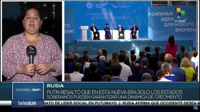 Presidente Putin afirma que solo las naciones soberanas podrán sostener dinámica de crecimiento