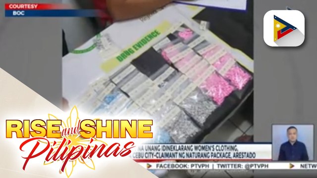 P5-M halaga ng ecstasy na unang idineklarang women’s clothing, naharang ng BOC at PDEA sa Cebu City