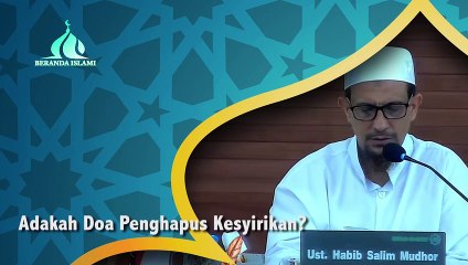 Adakah Doa Penghapus Kesyirikan?